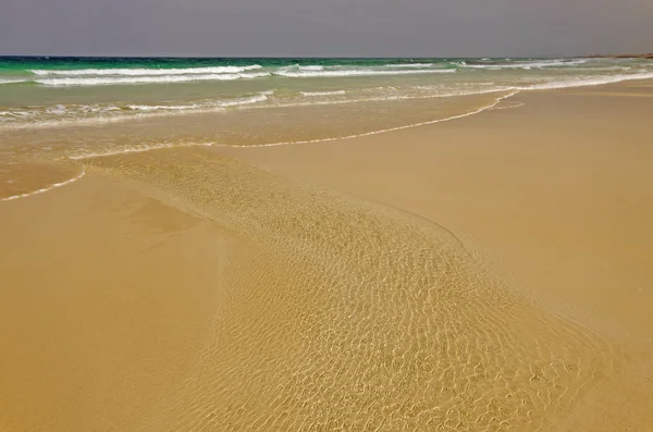 Fuerteventura, Flag Beach, part f Grandes Playas de Corralejo on — Stock Photo, Image