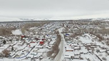 Küçük şehrin hava atış