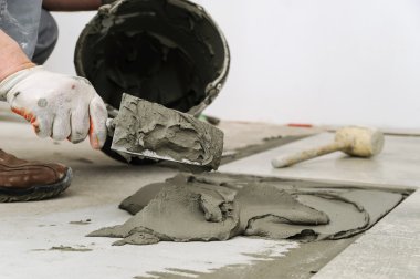 Seramik Karo döşeme.