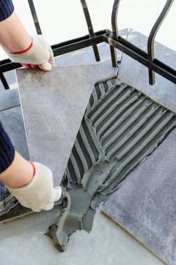 Seramik Karo döşeme.