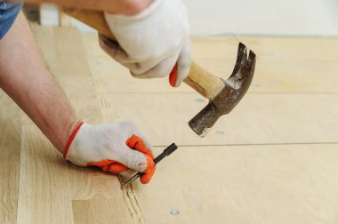 Parke parke döşeme.