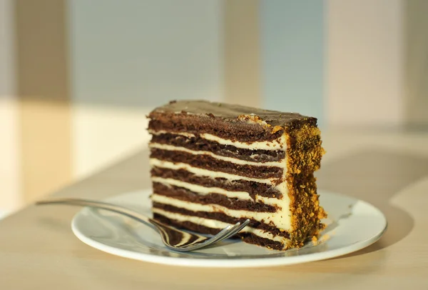 Bucată de tort — Fotografie, imagine de stoc