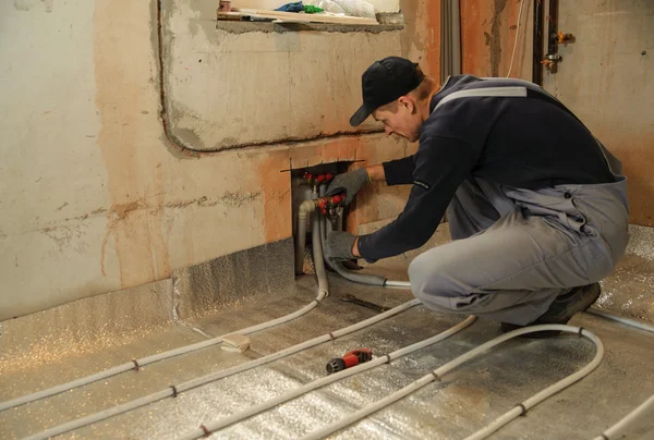 Heated floor — Stock Photo, Image