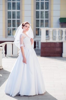 güzel gelin portresi. Gelinlik.