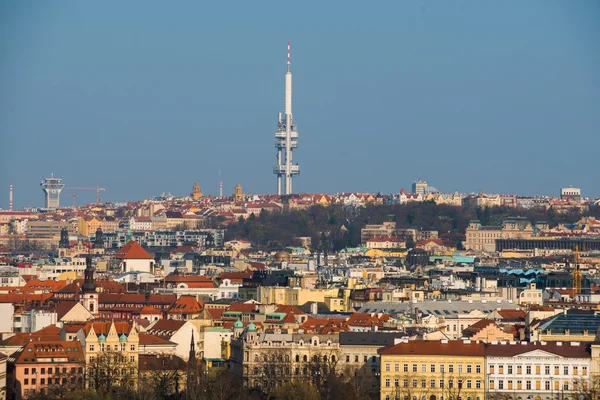 Aerial view over Old Town in Prague — Stock Photo, Image