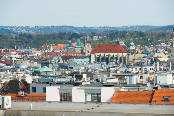 Vista aérea de la Ciudad Vieja de Praga — Foto de Stock