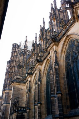 st. vitus Katedrali Prag Prag şatoda için ana giriş önden görünümü