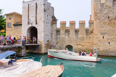 Details of the old castel in Italy