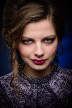 genç güzel retro Bayan