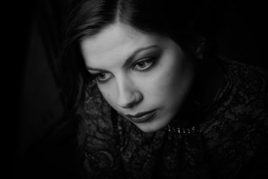 genç güzel retro Bayan