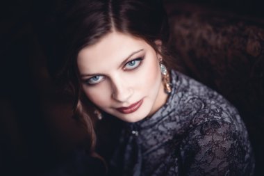 genç güzel retro Bayan