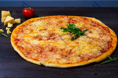 lezzetli İtalyan pizza Margarita