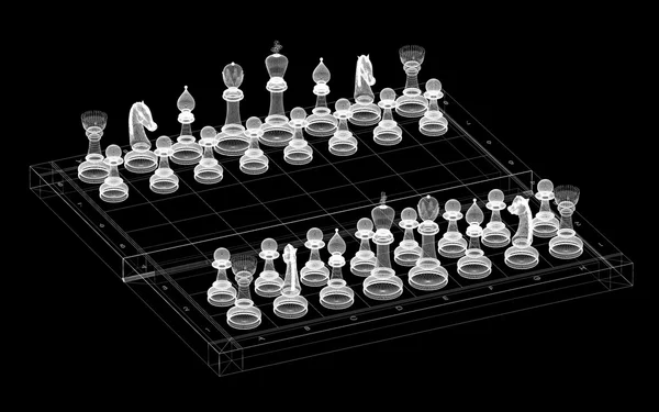 Structure du corps des échecs — Photo