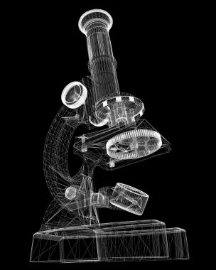 Bilimsel mikroskop. Tıp