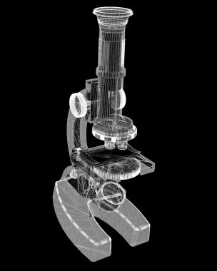 Bilimsel mikroskop. Tıp