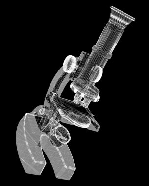 Bilimsel mikroskop. Tıp