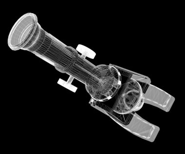 Bilimsel mikroskop. Tıp