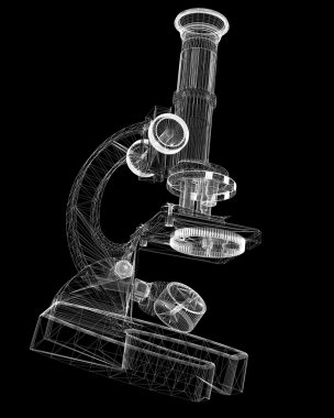 Bilimsel mikroskop. Tıp