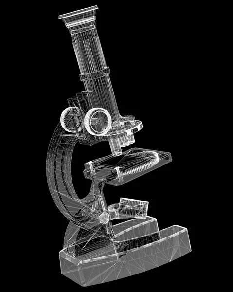 Наукові мікроскоп. медицина — стокове фото