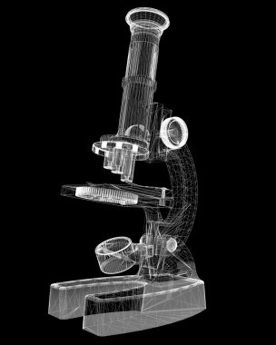 Bilimsel mikroskop. Tıp