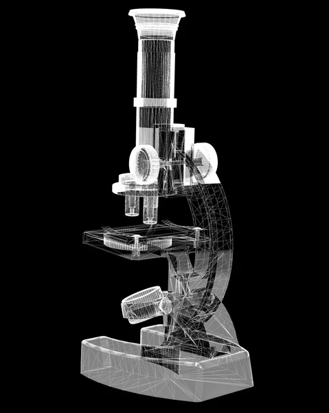 Vetenskapliga Mikroskop. medicin — Stockfoto