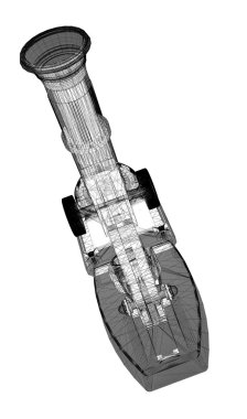 Bilimsel mikroskop. Tıp