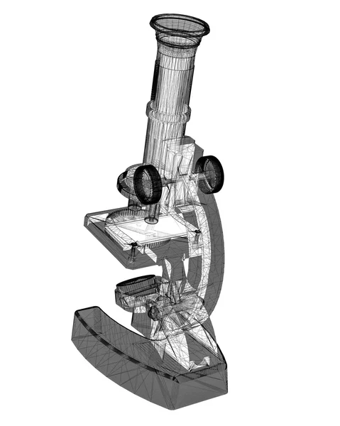 Wetenschappelijke Microscoop. geneeskunde — Stockfoto