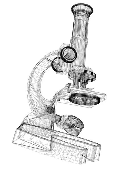 科学的な顕微鏡。医学 — ストック写真