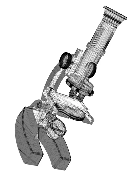 Microscopio científico. medicina —  Fotos de Stock