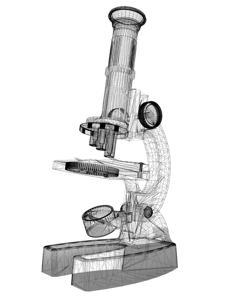 Wetenschappelijke Microscoop. geneeskunde — Stockfoto