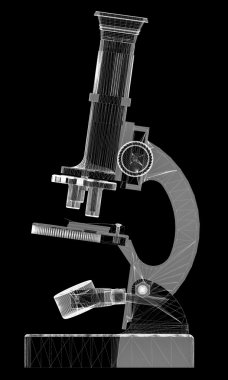 Bilimsel mikroskop. Tıp