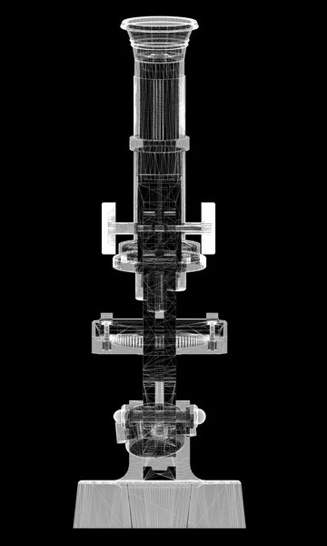 Microscope scientifique. médecine — Photo