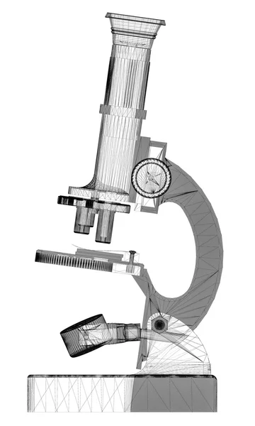 Microscope scientifique. médecine — Photo