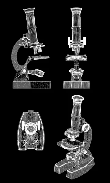 Microscope scientifique. médecine — Photo