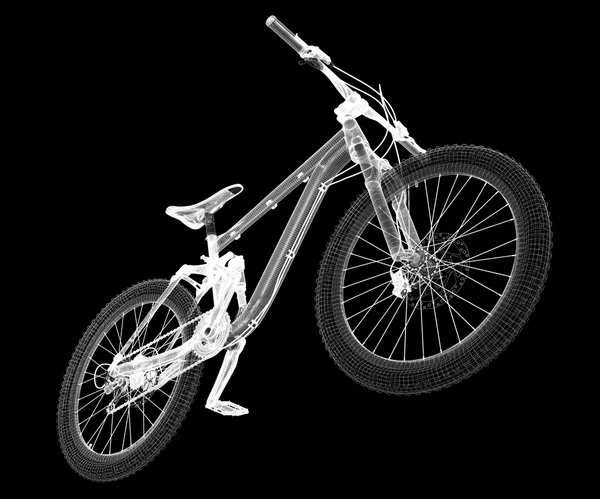 Desporto de bicicleta de montanha — Fotografia de Stock