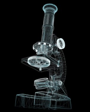 Bilimsel mikroskop. Tıp