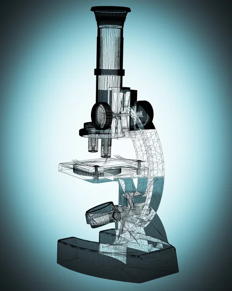 Wetenschappelijke Microscoop. geneeskunde — Stockfoto