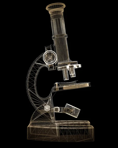 Microscopio scientifico. medicina — Foto Stock