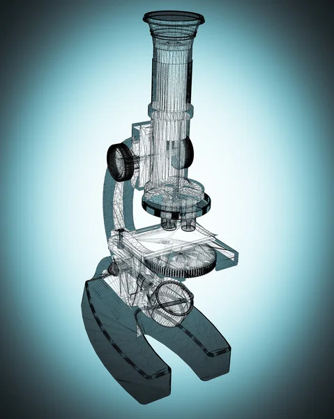 科学的な顕微鏡。医学 — ストック写真