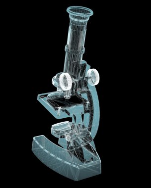 Bilimsel mikroskop. Tıp