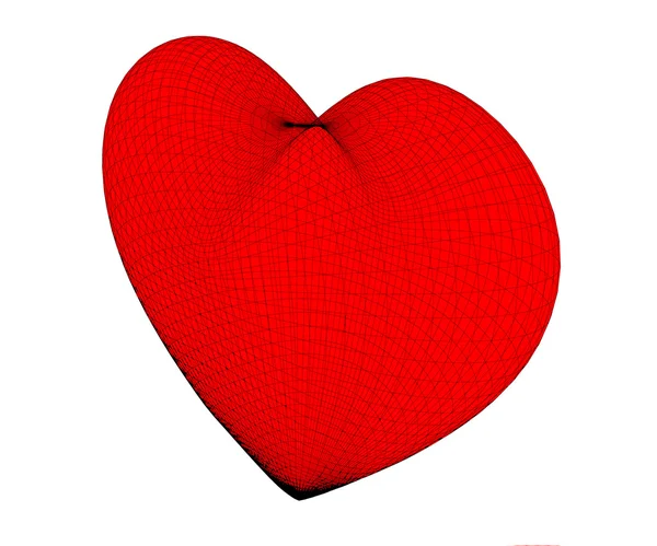 Hjertetråd ramme - Stock-foto