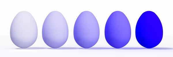 彩色蛋，酯 — 图库照片