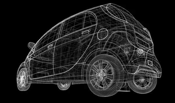 Carga de coche eléctrico — Foto de Stock