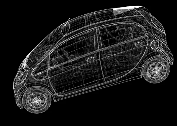 Carga de coche eléctrico — Foto de Stock