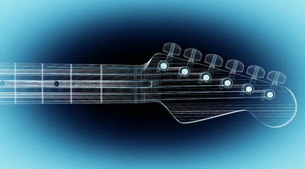 Guitarra elétrica no fundo — Fotografia de Stock