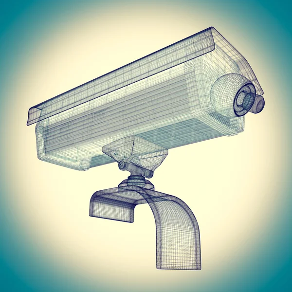 Telecamera di sicurezza CCTV — Foto Stock