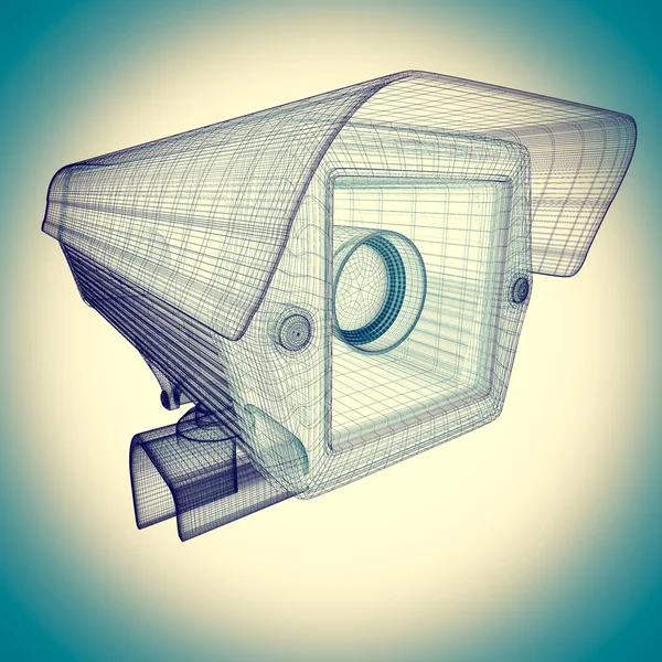 Telecamera di sicurezza CCTV — Foto Stock