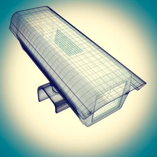 闭路电视安全摄像机 — 图库照片