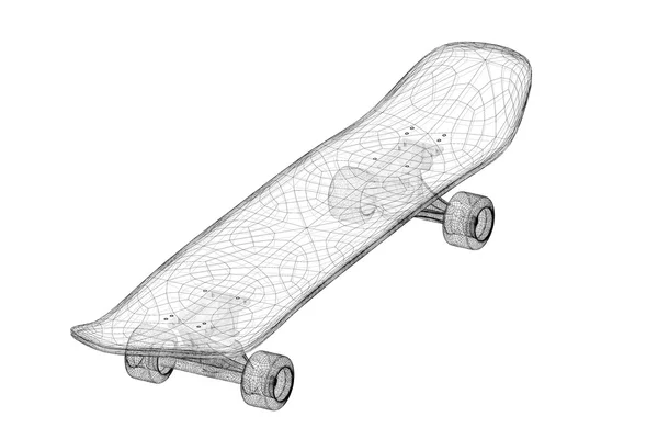 Skateboard su sfondo — Foto Stock