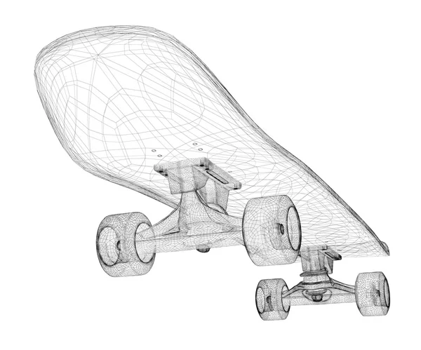 Skateboard im Hintergrund — Stockfoto